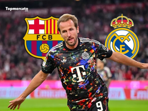 Mercato – “Toutes les options seront envisagées”, Harry Kane tenté par le Barça et le Real Madrid ?