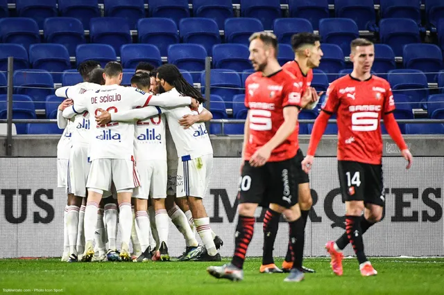 Ligue 1 : l’OL enfonce Rennes, l’ASSE s’incline contre Lens, Brest coule Dijon