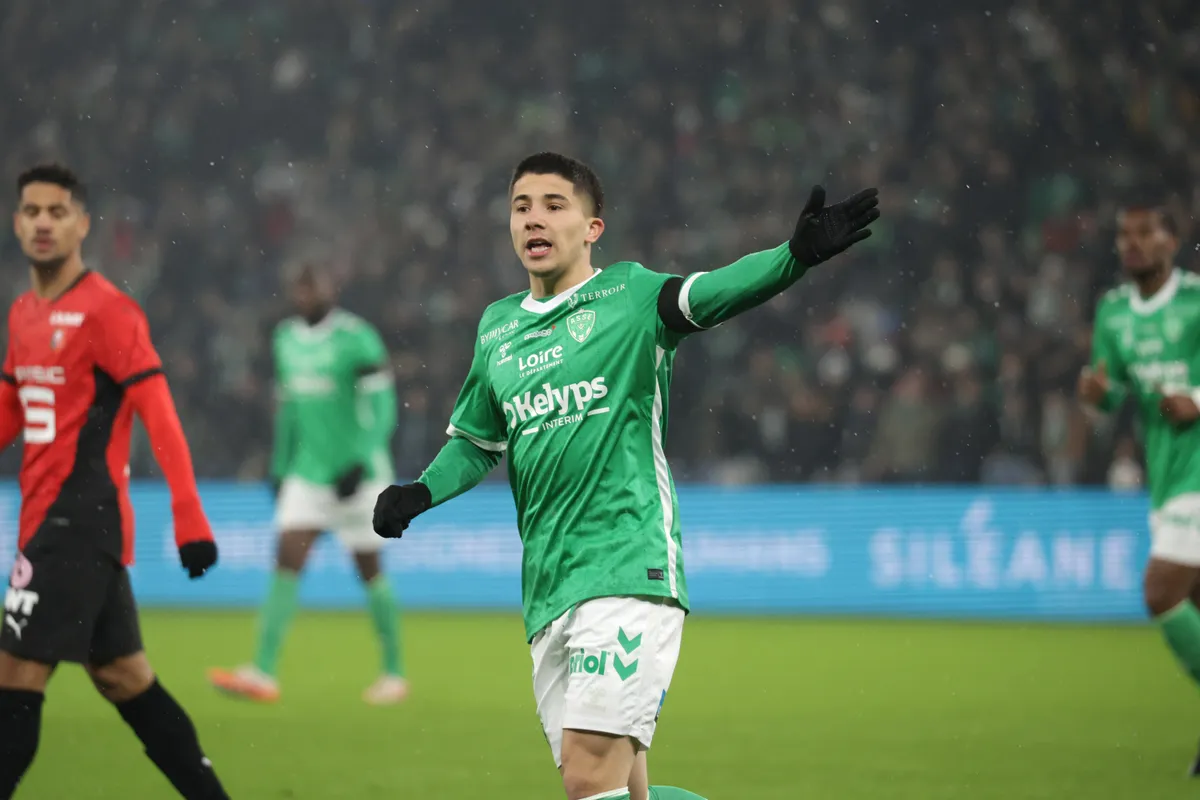 Benjamin Bouchouari ASSE Saint-Etienne