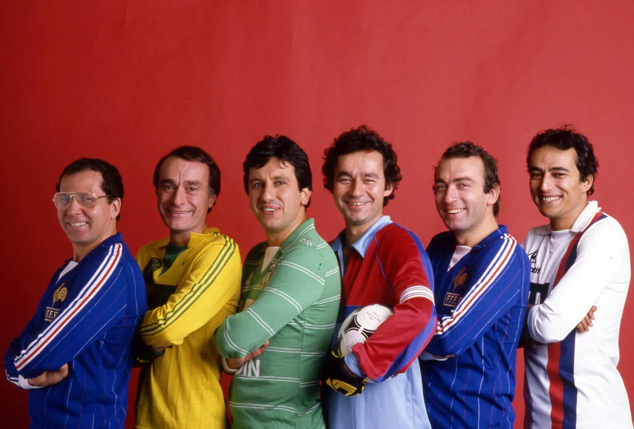De quelle équipe Didier Roustan porte-t-il le maillot sur cette photo de 1982 du magazine Onze Mondial ?