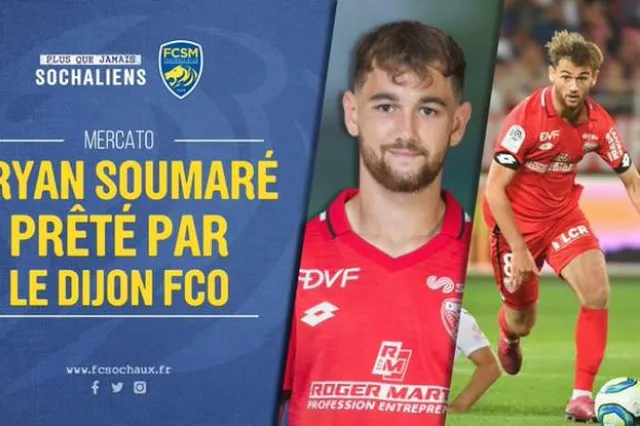 Dijon : Bryan Soumaré rejoint Sochaux en prêt (Officiel)