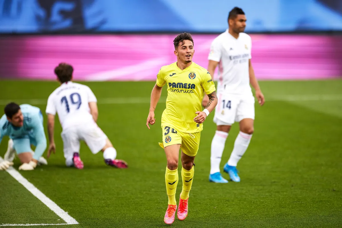 Yeremy Pino, match Villarreal-Real Madrid