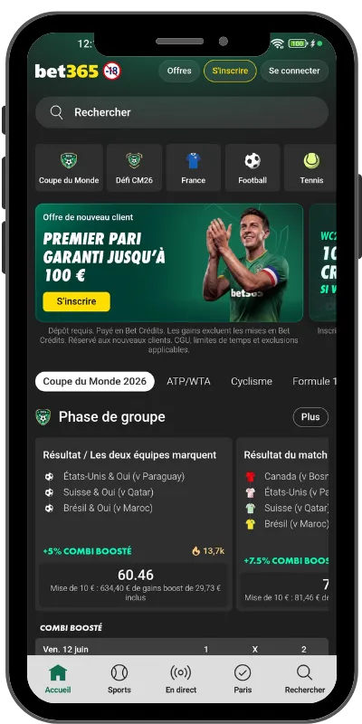 Application bet365 en France