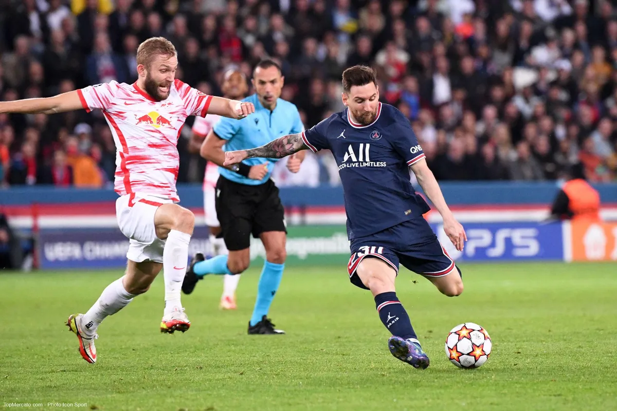 Lionel Messi, match PSG Paris Saint-Germain-Leipzig