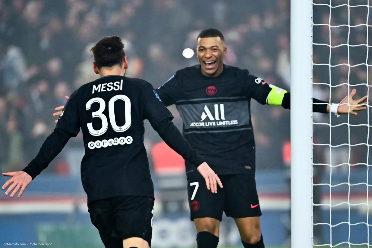 Lionel Messi, Kylian Mbappé, PSG, Paris Saint-Germain