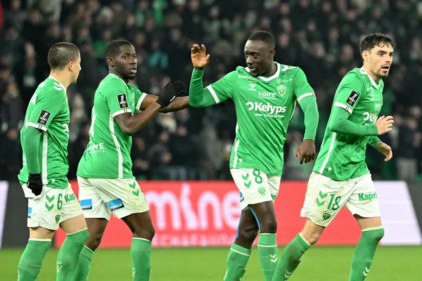Dennis Appiah Augustine Boakye Mathieu Cafaro ASSE Saint-Etienne