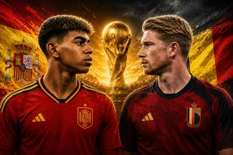 Espagne-Belgique : suivez le match de la Coupe du monde 2026