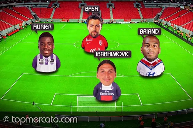 L’équipe-type de la 29e journée de Ligue 1