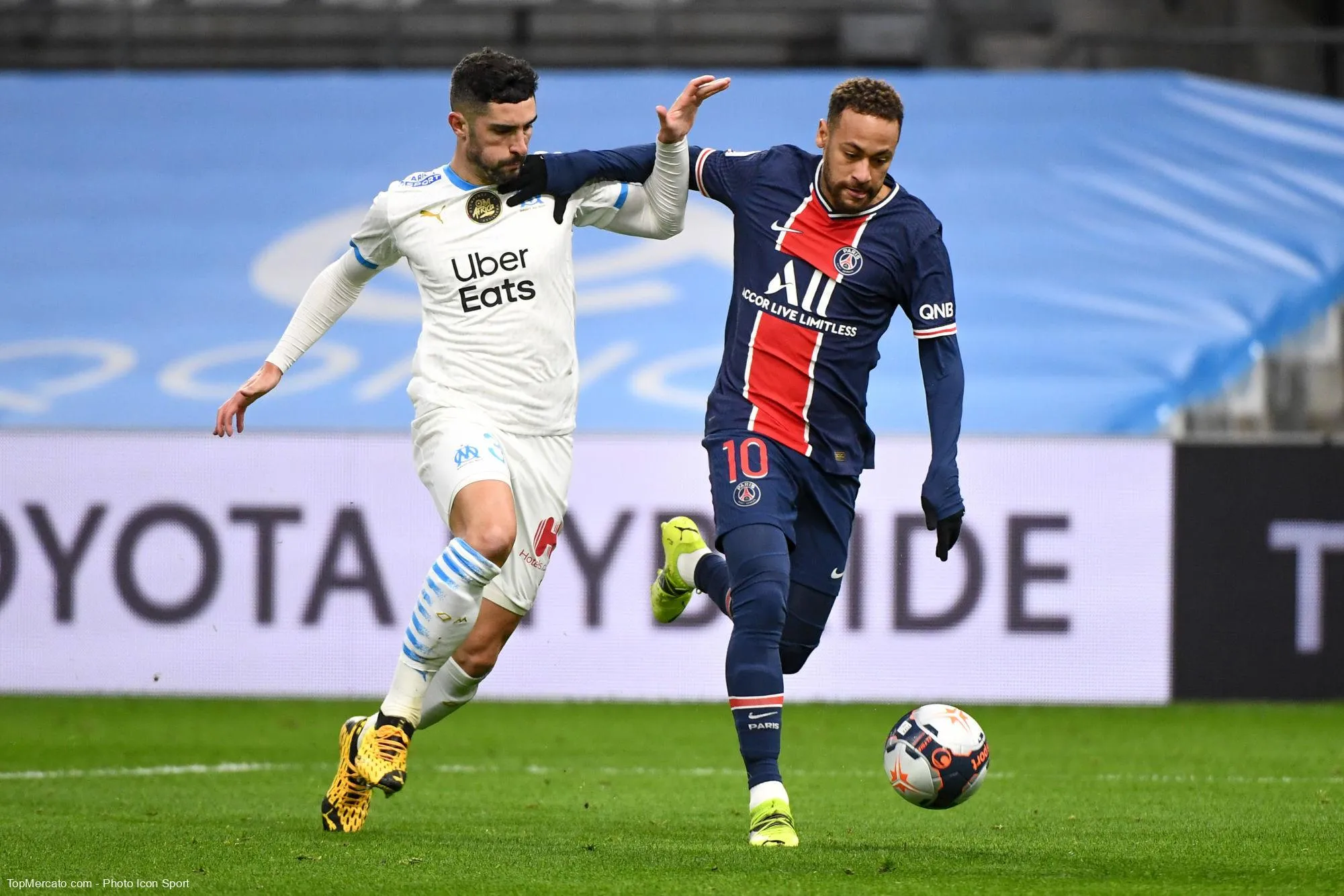 Alvaro Gonzalez Neymar match OM PSG