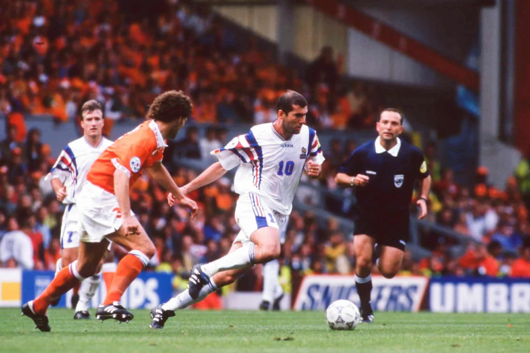 Zinédine Zidane France Pays-Bas 1996
