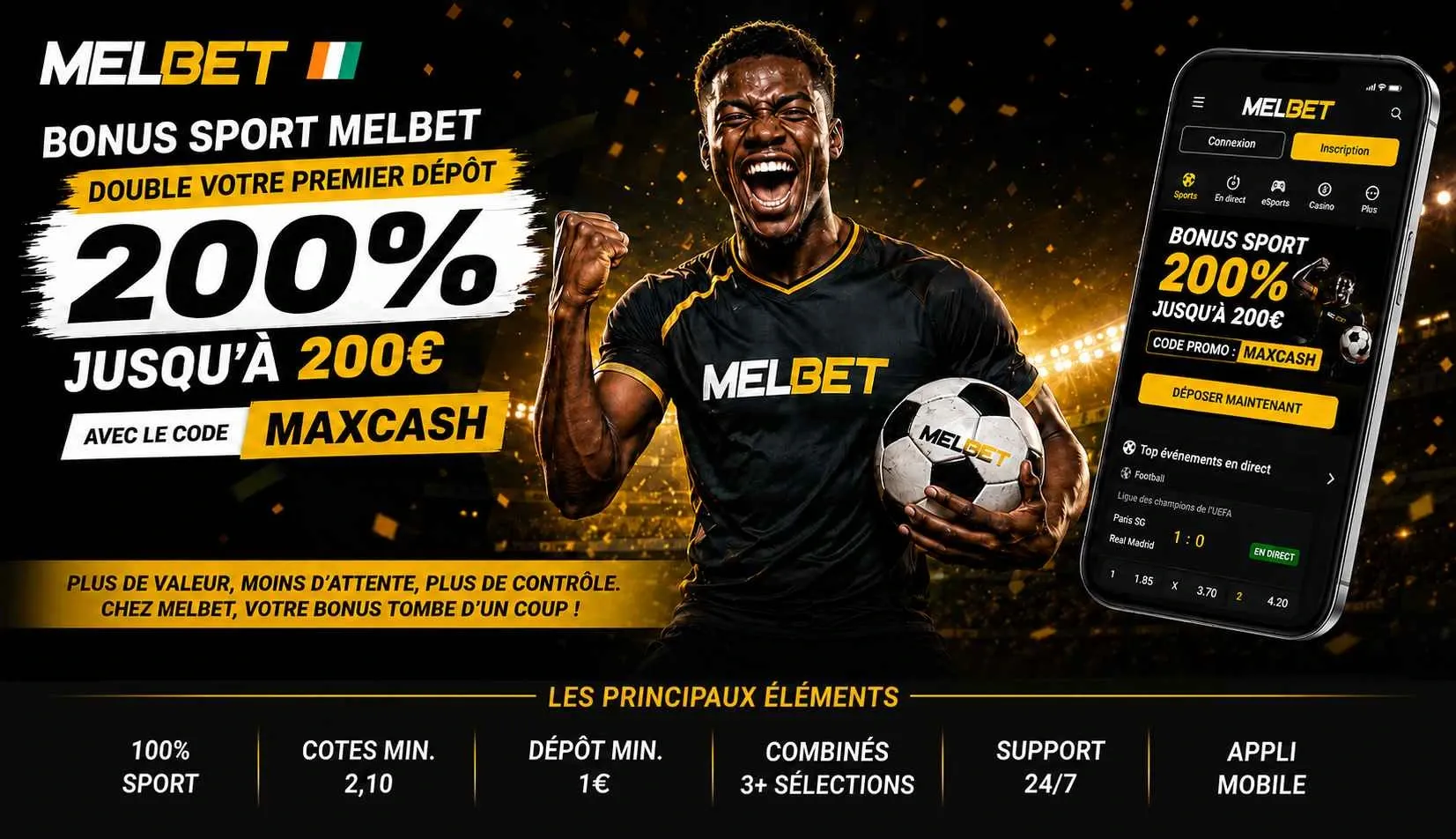 Bonus sport Melbet