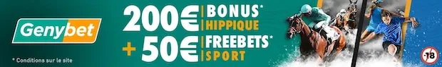 Offre à l'inscription Genybet