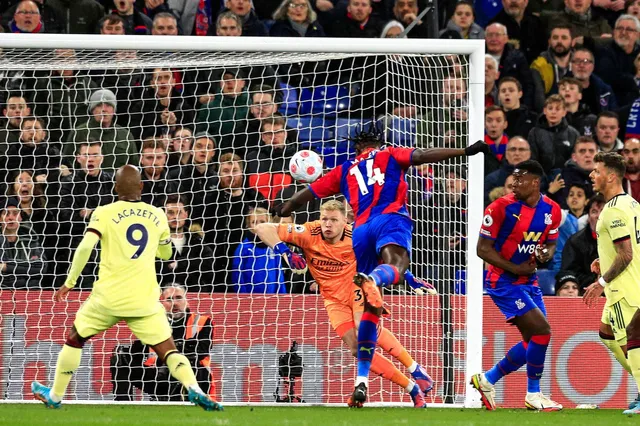 Premier League : Arsenal prend l’eau à Crystal Palace