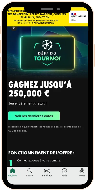 Page d'accueil de la promotion contenant toutes les informations dont vous avez besoin pour participer