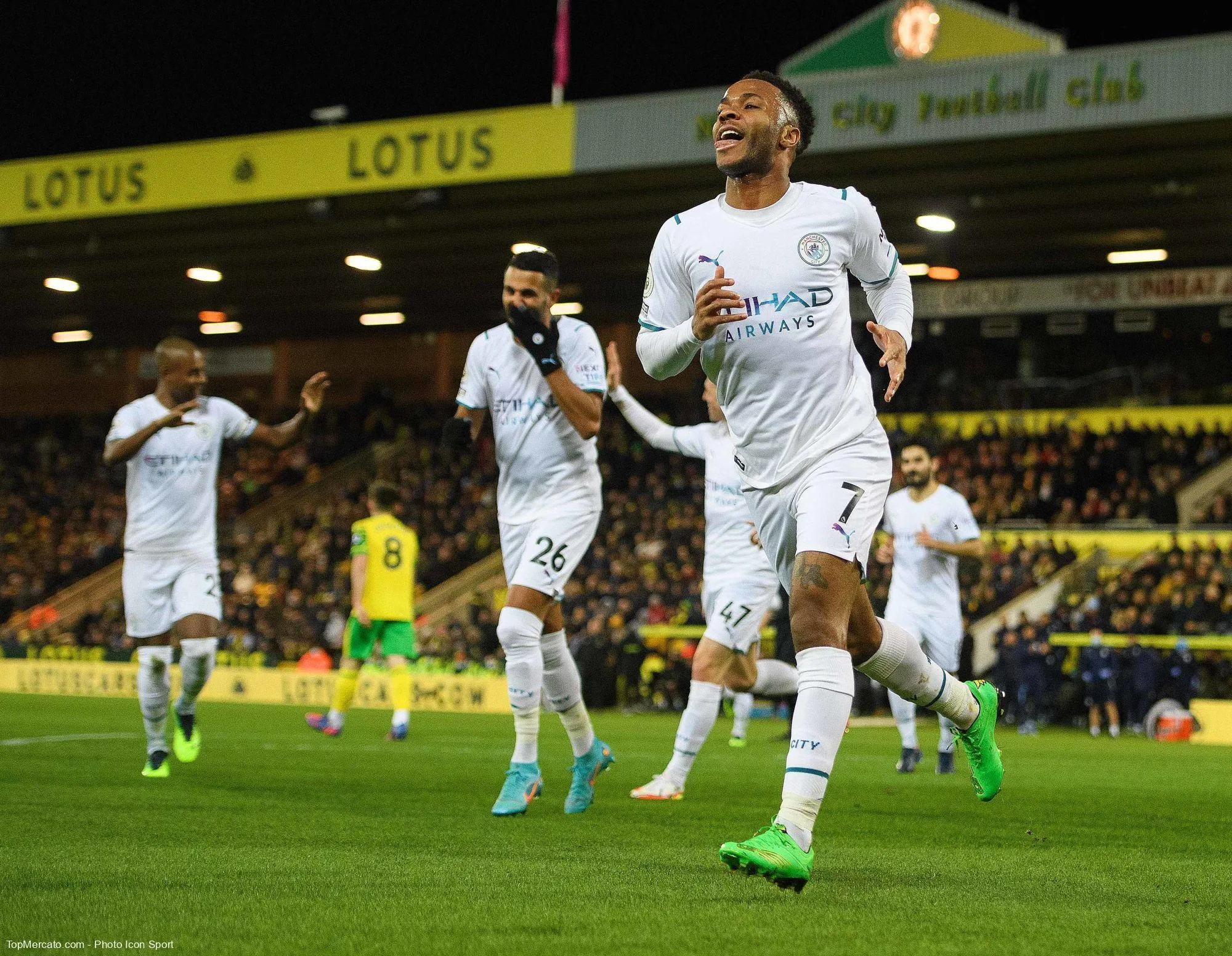 Raheem Sterling, match Norwich-Manchester City