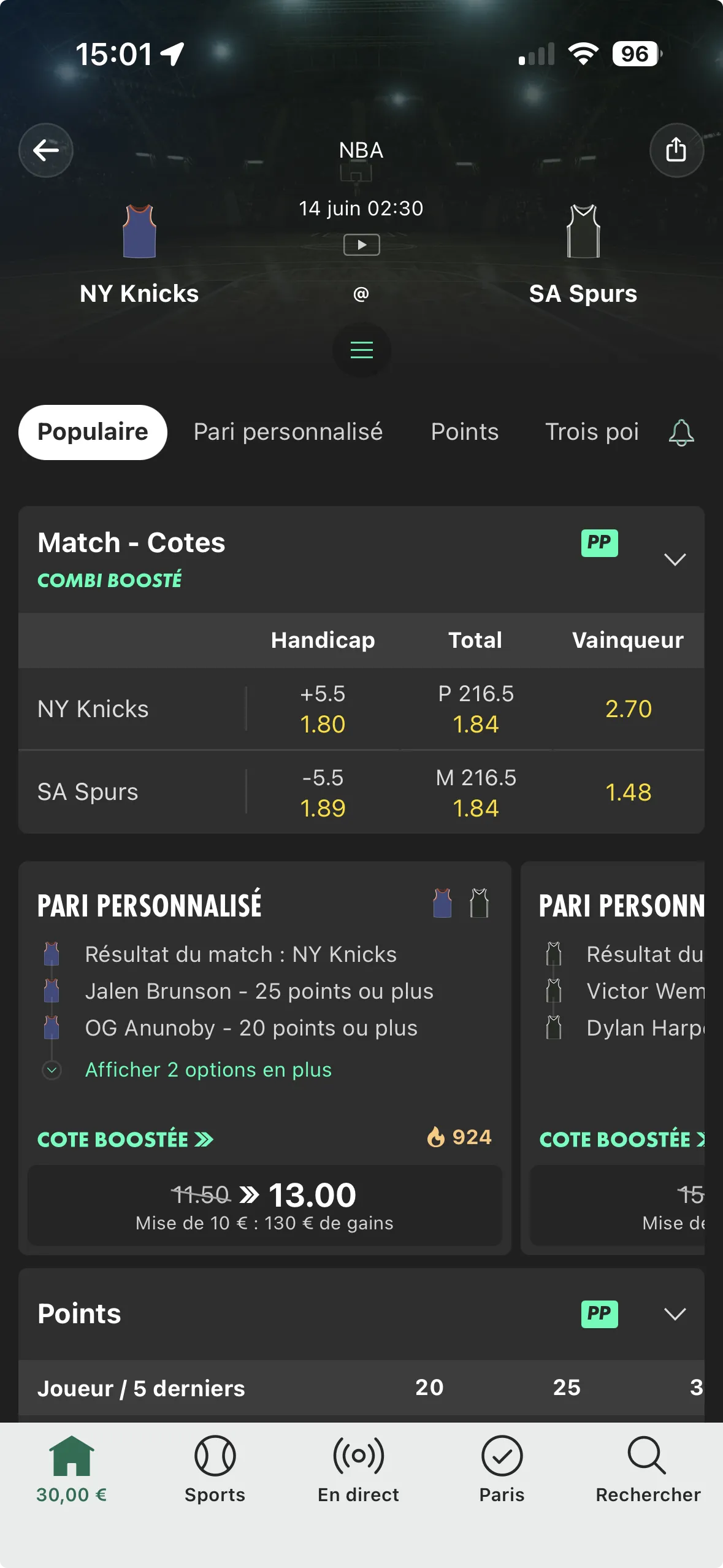 Les cotes boostées bet365 lors de la 2ème journée du mondial