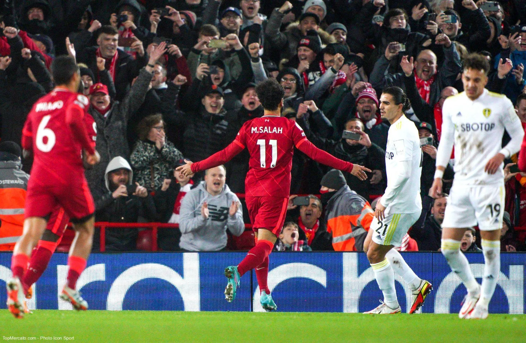 Mohamed Salah, match Liverpool-Leeds United