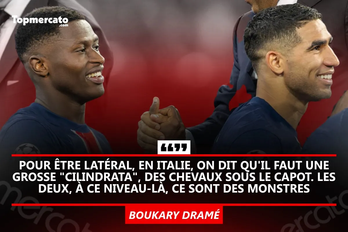 Hakimi, Nuno Mendes, Boukary Dramé, PSG