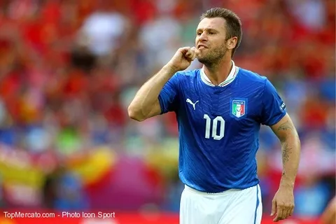 Italie : un come-back improbable pour Cassano ?