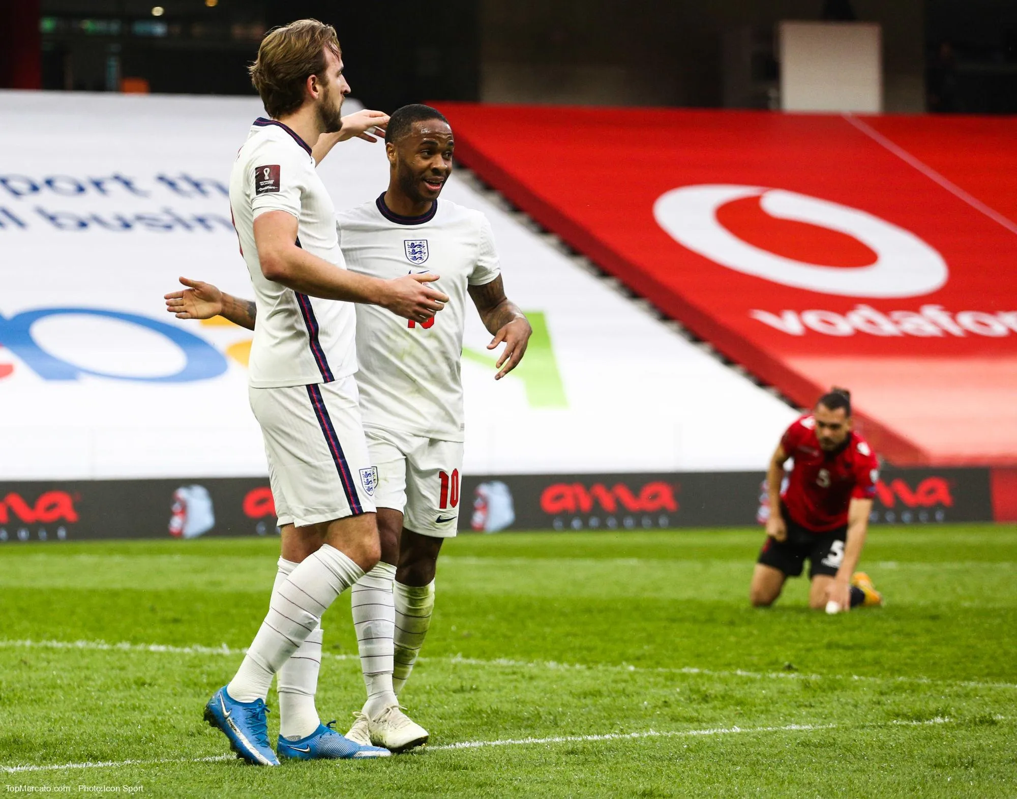 Harry Kane Raheem Sterling, Albanie-Angleterre