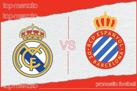 Pronostic Real Madrid – Espanyol Barcelone et meilleures cotes