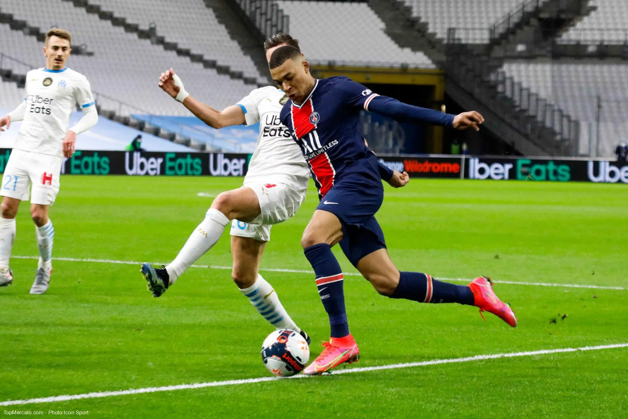 Kylian Mbappé, match OM Marseille - PSG