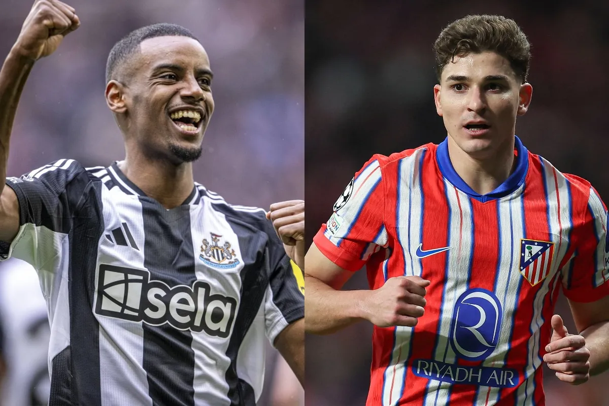 Alexander Isak Newcastle Julian Alvarez Atlético Madrid