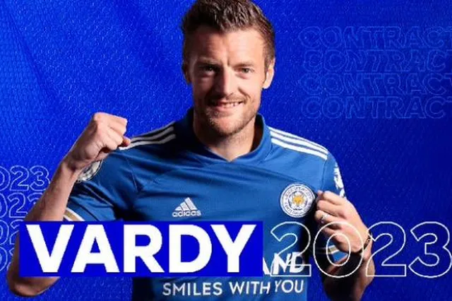 Leicester : Vardy a prolongé jusqu’en 2023 (Officiel)