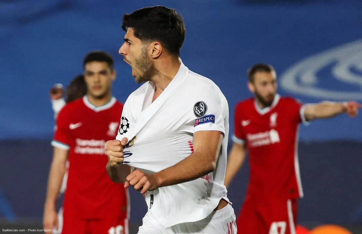 Marco Asensio, Real Madrid-Liverpool