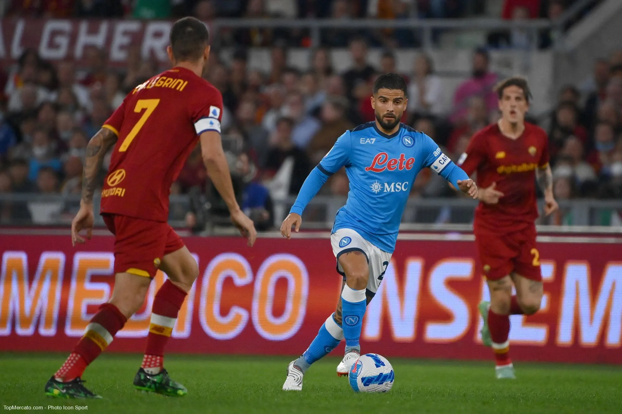Lorenzo Insigne, match Roma AS Rome-Naples Napoli