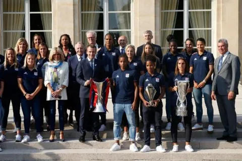 OL (F) : les joueuses ont été reçues à l’Elysée