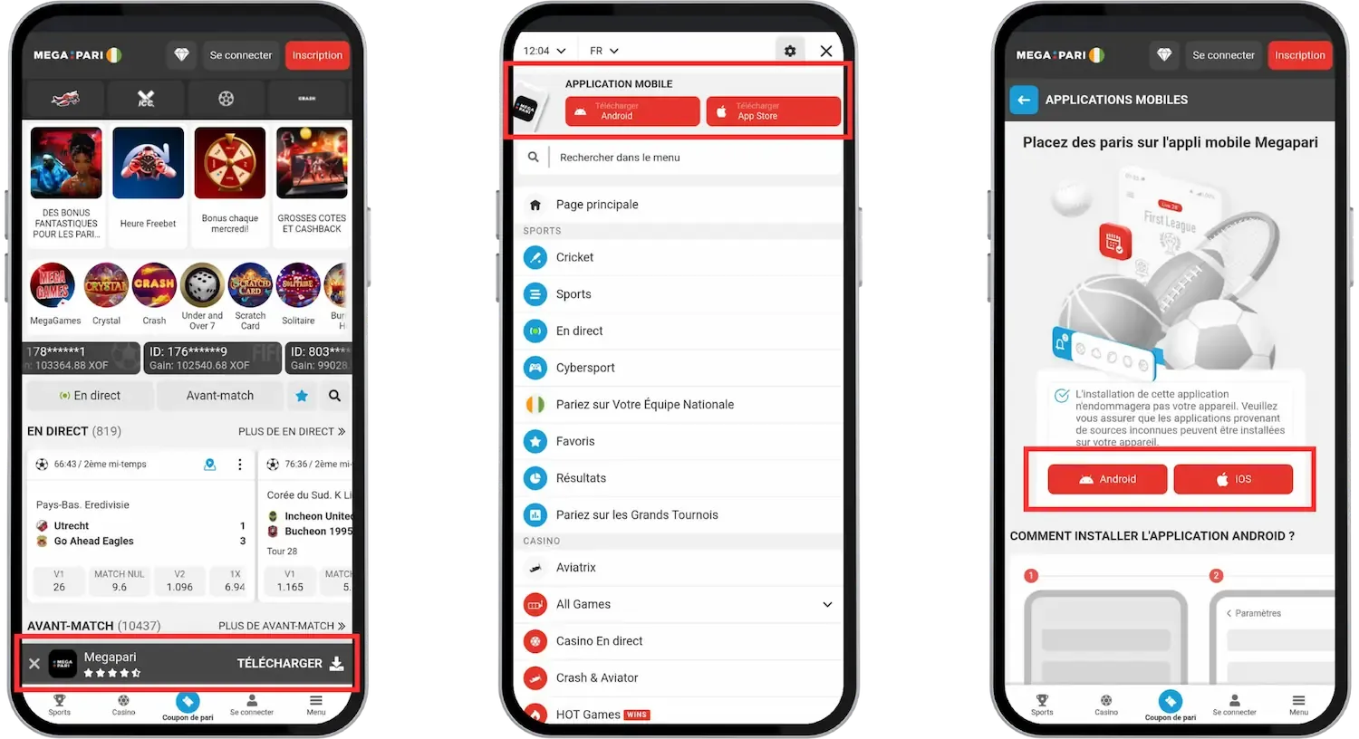 Téléchargement gratuit pour Android de l'APK Megapari