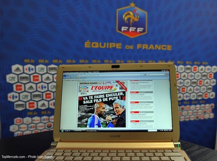 Nicolas Anelka, l'Equipe
