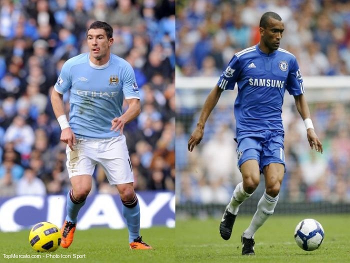 Aleksandar Kolarov et José Bosingwa