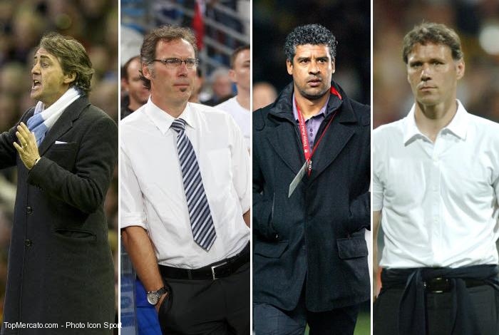 Mancini, Blanc, Riijkaard et Van Basten