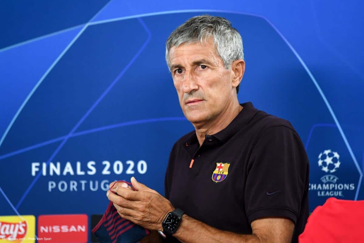 Barça : un accord scellé pour le limogeage de Quique Setien