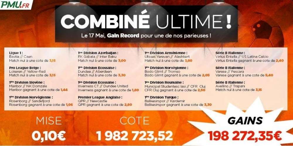 plus gros gains PMU