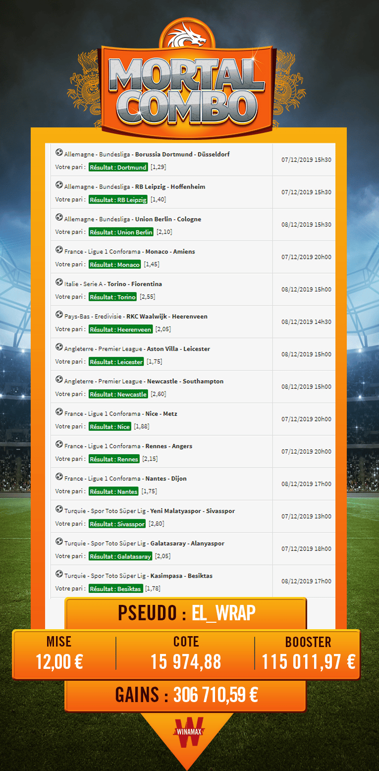 plus gros gains winamax 2