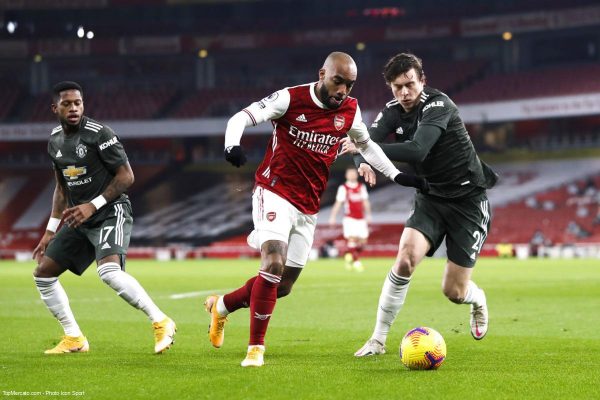 Alexandre Lacazette, Arsenal-Manchester United