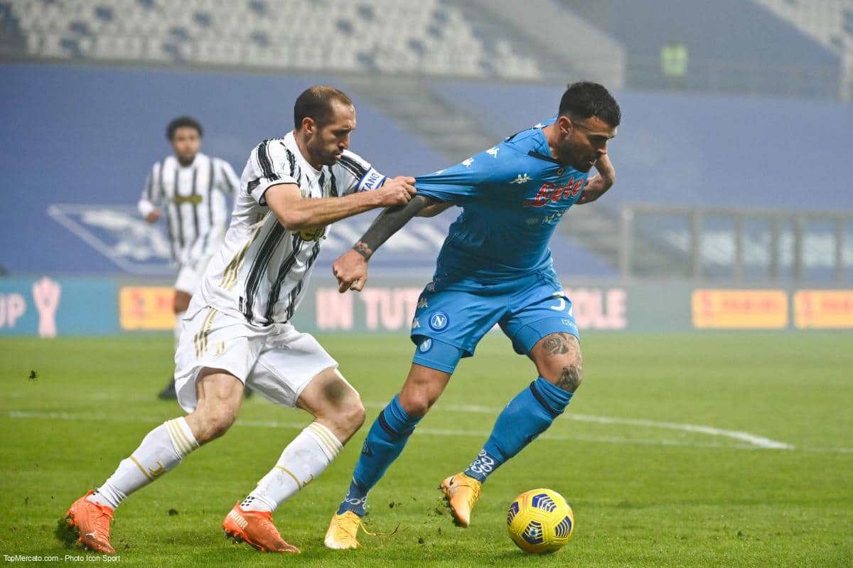 Chiellini, Match Juventus Turin - Naples
