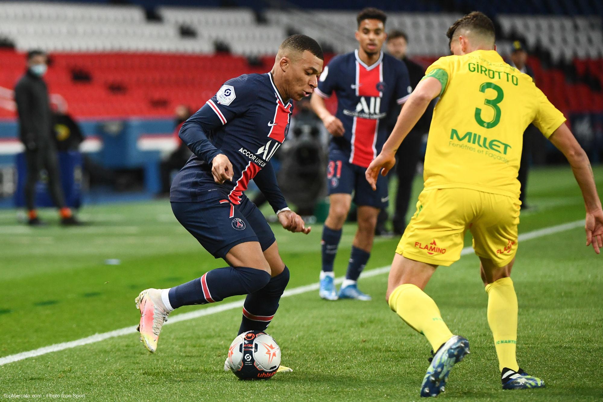 PSG  Nantes  compos officielles, chaîne et heure du match