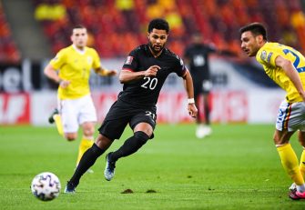 Serge Gnabry, Roumanie-Allemagne