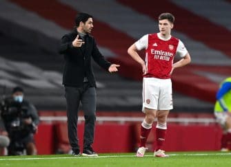 Kieran Tierney Mikel Arteta Arsenal