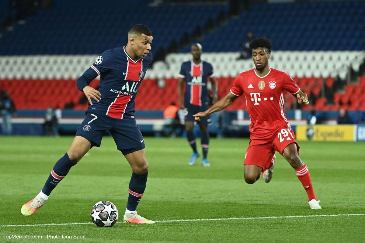 Kylian Mbappé et Kingsley Coman, PSG-Bayern Munich