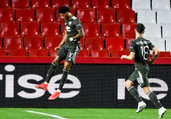 Marcus Rashford et Bruno Fernandes, Grenade-Manchester United
