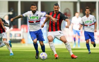 Zlatan Ibrahimovic, Milan AC-Sampdoria Gênes