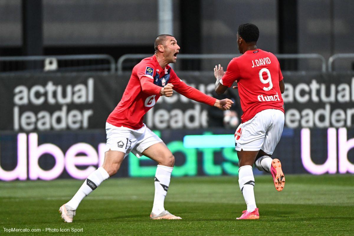 Burak Yilmaz et Jonathan David, LOSC