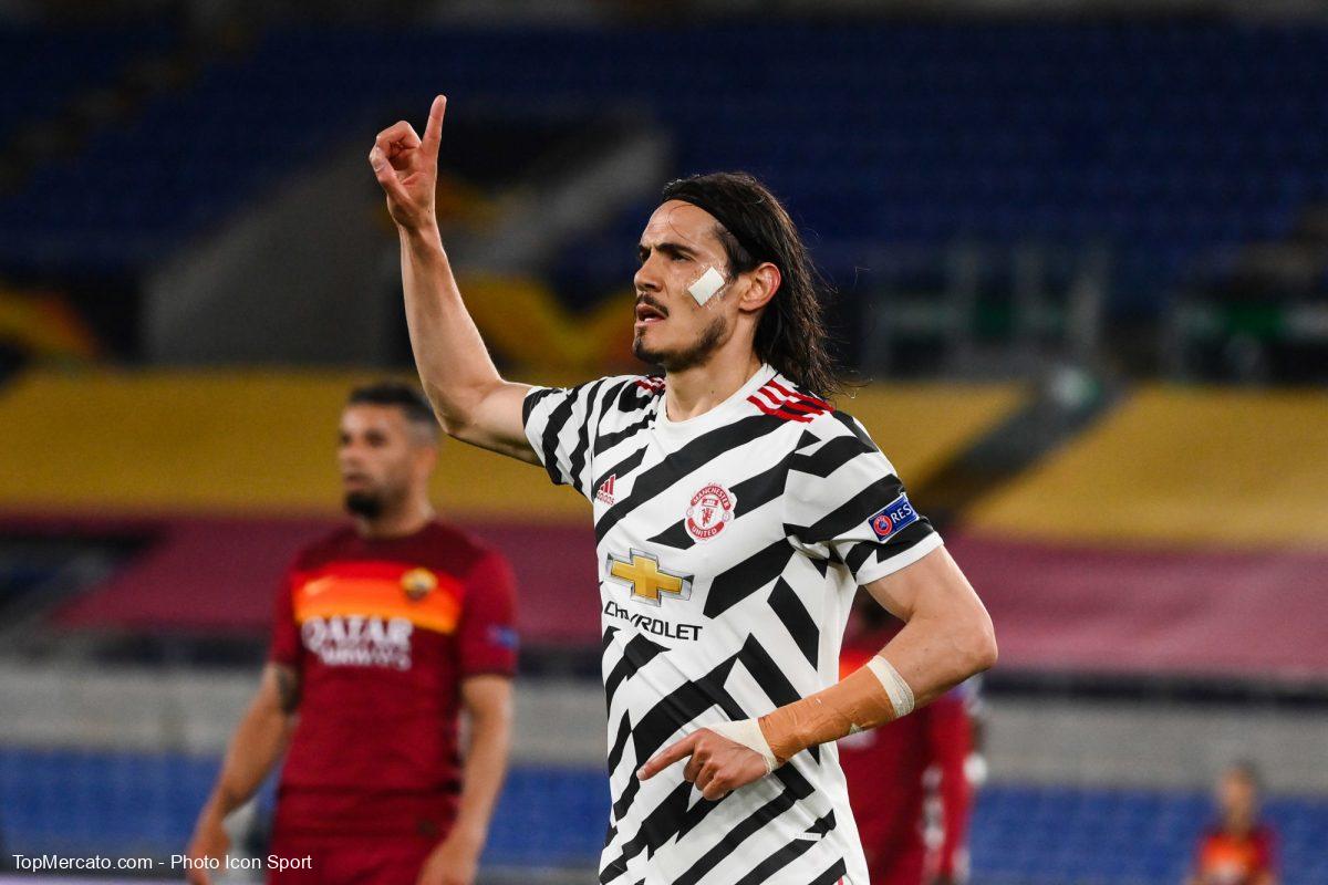 Edinson Cavani, Roma-MU