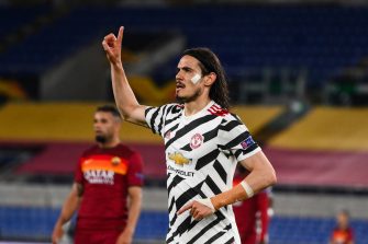Edinson Cavani, Roma-MU
