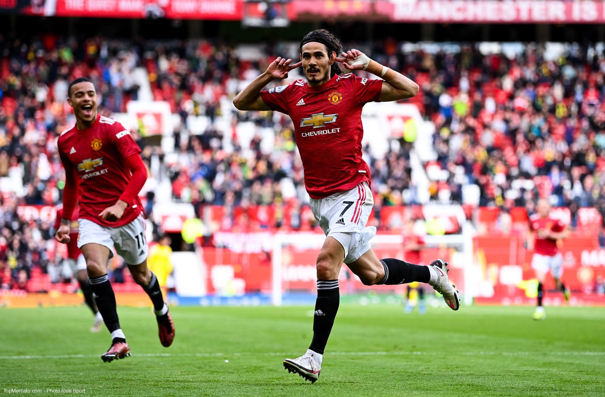 Manchester United : un championnat a les faveurs de Cavani